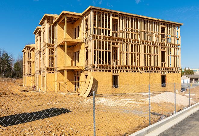 fenced construction zones promote safety and security in Sun City AZ